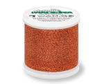 Spule Madeira Metallic Sparkling Stickgarn in Rost, Farbcode 028
